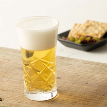 Load image into Gallery viewer, Toyo Sasaki Glass Beer Glasses Cresta 125ml Small Beer Glass Set of 3, Made in Japan, Dishwasher Safe, B-30106-C624-JAN-P (Beer Glasses, Beer Tumblers, Glass Cups, Cup Set)