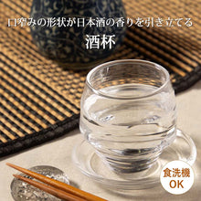 Load image into Gallery viewer, Toyo Sasaki Glass Japanese Sake Glasses, 100ml, Set of 6, Made in Japan, Dishwasher Safe, B-40103-JAN (Sake Cups, Sake Glasses, Glass Cups Set)