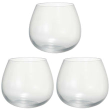 Load image into Gallery viewer, Toyo Sasaki Glass Tumbler, 495ml, Set of 3, Made in Japan, Dishwasher Safe, B-SW91 (Glass, Cup, Drink Glass, Cafe Glass Set)