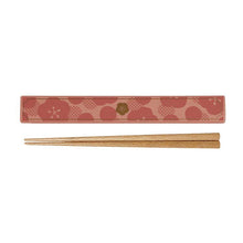 Load image into Gallery viewer, Chopsticks Chopsticks Box Set Umeka Pink Approx. 19.1x2.7x1.2cm T-06605