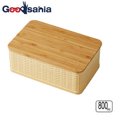 Load image into Gallery viewer, Lunch Box RATT Lunch Box 1 Tier Bamboo Lid Natural 800ml (Lunch Box Bento Lunch Box 1 Tier 1 Tier Microwave Safe, Microwave Safe, Dishwasher Safe, Women's)