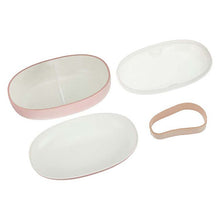Load image into Gallery viewer, Bento box mayu Mayu lunch box M pink 480ml+200ml (bento lunch box 1 tier 1 tier easy to wash microwave safe microwave safe dishwasher safe)