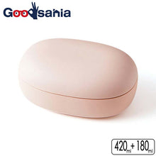 Load image into Gallery viewer, Bento box mayu Mayu lunch box S pink 420ml+180ml (bento lunch box 1 tier 1 tier easy to wash microwave safe dishwasher safe women ladies)