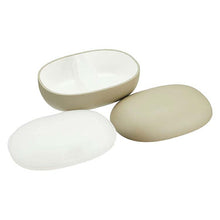 Load image into Gallery viewer, Bento box mayu Mayu lunch box S light khaki 420ml+180ml (bento lunch box, 1 tier, 1 tier, easy to wash, microwave safe, dishwasher safe, women's)