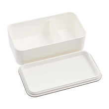 Load image into Gallery viewer, Lunch box RETRO MODA square wide lunch gray 940ml (bento lunch box 1 tier 1 tier microwave safe microwave safe dishwasher safe women)