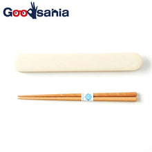 Load image into Gallery viewer, Chopsticks mayu mayu chopsticks box set ivory chopsticks 18cm (cutlery cutlery set my chopsticks chopsticks box chopsticks 18cm bento bento lunch box lunch for students, high school students, junior high and high school students, women)