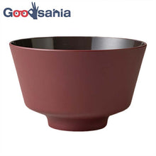 画像をギャラリービューアに読み込む, Donburi DONBURI Square Dry Lacquer Made in Japan Dark Red Approximately 15.6x9.6cm T-26627 (Donburi Rice Bowl Rice Bowl Rice Bowl Bowl Simple Dull Color Plain Women's)
