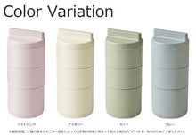 Load image into Gallery viewer, Lunch box tutu 3-tier lunch box, made in Japan, light pink (upper tier) 160ml x 2, (lower tier) 280ml T-36374 (Lunch box, 3-tier, 3-tier, vertical, bottle-shaped, microwave safe, women)