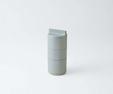 Load image into Gallery viewer, Lunch box tutu 3 tier lunch box made in Japan Gray (upper tier) 160ml x 2, (lower tier) 280ml T-36377 (Lunch box 3 tiers 3 tiers vertical bottle type microwave safe for women)