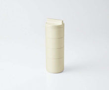 Load image into Gallery viewer, Lunch box tutu 4 tier lunch box made in Japan Ivory (upper tier) 160ml x 3, (lower tier) 280ml T-36378 (Lunch box 4 tiers 4 tiers vertical bottle type microwave safe for women)