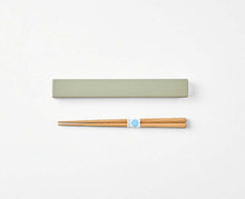 将图片加载到图库查看器,Chopstick box set tutu Chopsticks/Chopstick box set Made in Japan Khaki (Chopstick box) approx. 2.7x19.1x1.2cm, (Chopsticks) approx. 18cm T-36383 (Cutlery My Chopsticks Chopstick box 18cm Lunch box for women)