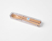 将图片加载到图库查看器,Cutlery Set tutu Wooden Chopsticks and Spoon Set Light Pink (Chopsticks and Spoon) Approx. 18cm T-36385 (Cutlery Spoon Set My Chopsticks Chopstick Box 18cm Lunch Box Women)