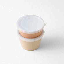 将图片加载到图库查看器,Bento box chiaro chiaro deli cup made in Japan Brown (upper tier) 300ml, (lower tier) 500ml T-36406 (lunch box, container with lid, microwave safe, dishwasher safe, women)