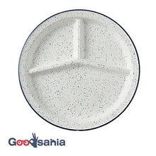 画像をギャラリービューアに読み込む, Dish RETRO MODA Lunch Plate Made in Japan Navy Approx. 25.9x2.5cm T-36421 (Dish Plate Round Rim Divider Microwave Safe Dishwasher OK Women)