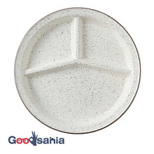 画像をギャラリービューアに読み込む, Dish RETRO MODA Lunch Plate Made in Japan Gray Approx. 25.9x2.5cm T-36422 (Dish Plate Round Rim Divider Microwave Safe Dishwasher OK Women Outdoor)