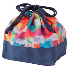 Load image into Gallery viewer, Drawstring bag lunch drawstring bag navy candy pop