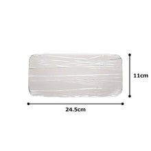 Load image into Gallery viewer, Toyo Sasaki Glass Glacier Long Plate, approx. 24.5 x 11 x 1.5 cm, Made in Japan, SA530-7 (Long plate, large plate, glass plate, glass dish, plate, dishware, glass tableware, large plate, food serving plate, serving dish)
