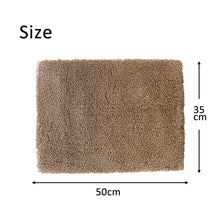 Load image into Gallery viewer, Bath mat Angel step bath mat chocolate approx. 35cm x 50cm