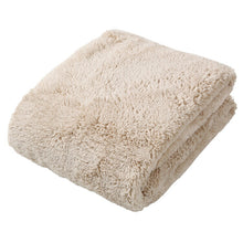 Muat gambar ke penampil Galeri, Angel Step Beige hair towel that makes you want to rub your cheeks, approx. 40 x 100 cm
