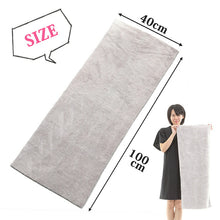 Muat gambar ke penampil Galeri, Angel Step Light gray hair towel that makes you want to rub your cheeks, approx. 40 x 100 cm