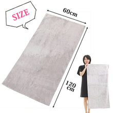 Muat gambar ke penampil Galeri, Angel Step A light gray bath towel that makes you want to rub your cheeks, approx. 60 x 120 cm