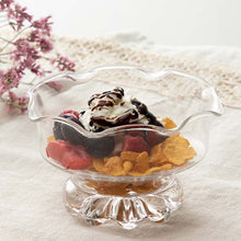 Load image into Gallery viewer, Toyo Sasaki Glass Dessert Glass Basel Flower Rim Approx. φ11.7 x H7cm Made in Japan Dishwasher Safe B-02136-1-JAN (Dessert Cup Sundae Cup Fruit Glass Sweets Glass Parfait Glass Ice Cream Cup)