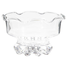 Load image into Gallery viewer, Toyo Sasaki Glass Dessert Glass Basel Flower Rim Approx. φ11.7 x H7cm Made in Japan Dishwasher Safe B-02136-1-JAN (Dessert Cup Sundae Cup Fruit Glass Sweets Glass Parfait Glass Ice Cream Cup)