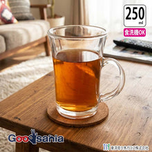 将图片加载到图库查看器,Toyo Sasaki Glass Mug Tea Break Cup 250ml Made in Japan Dishwasher Safe P-06631-JAN (Glass Mug Glass Cup Tumbler Glass Tea Cup Dessert Cup Cafe Tableware Coffee Shop Stylish Simple Transparent)