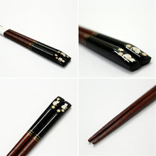 Load image into Gallery viewer, Kinza Lucky Neko Painted Chopsticks