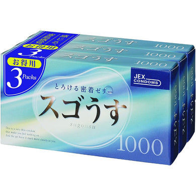 Condoms Sugousu 1000 12pcs*2