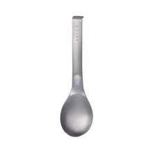 Load image into Gallery viewer, EAtoCO Suqu Serving Spoon Stainless Steel Made in Japan Silver Width 6.5 x Length 23cm AS0024