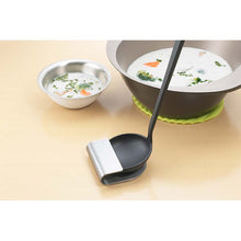 Load image into Gallery viewer, EAtoCO Oki Ladle Stand Made in Japan Silver Width 93 x Depth 86 x Height 24mm AS0030