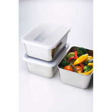 Load image into Gallery viewer, EAtoCO Yoki Food Container Container Made in Japan White Approx. 650ml AS0033