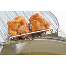 Load image into Gallery viewer, Mirakutei Tempura pot with lid 24cm (with thermometer) SJ1025