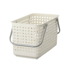 Load image into Gallery viewer, Yoshikawa Kuni Kogyo Laundry Basket Undressing Basket Laundry Basket Scandinavian Style Stacking Laundry Basket M White