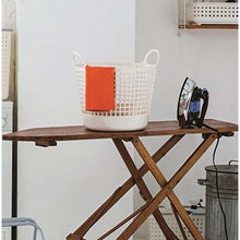 Load image into Gallery viewer, Yoshikawa Kuni Kogyo Storage Basket Undressing Basket Laundry Basket Scandinavian Style Round Basket Brown
