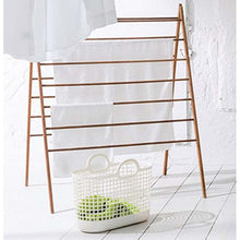 Laden Sie das Bild in den Galerie-Viewer, Yoshikawa Kuni Kogyo Storage Basket Undressing Basket Laundry Basket Scandinavian Style Town Basket Brown