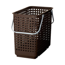 Laden Sie das Bild in den Galerie-Viewer, Yoshikawa Kuni Kogyo Laundry Hamper Dressing Basket Laundry Basket Scandinavian Style Stacking Laundry Basket L Brown