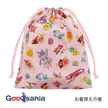 Muat gambar ke penampil Galeri, Ito Sangyo Drawstring Bag Anpanman Pastel Pink Pattern Changing Drawstring Approx. 29 x 25 cm Made in Japan ANC-1001 (Drawstring Bag Changing Bag Drawstring Bag Gym Clothes Bag Inner Shoes Diaper Pouch Accessory Bag Character Cute Child)