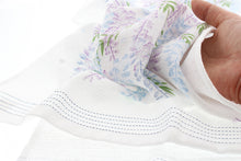 Load image into Gallery viewer, Imabari Towel Face Towel Cloth Pleasure Fuji Flower Blue 33 x 100 cm