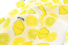 Load image into Gallery viewer, Imabari Towel Face Towel Cloth Candle Lemon Blue 33 x 100 cm