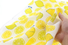 Load image into Gallery viewer, Imabari Towel Face Towel Cloth Candle Lemon Blue 33 x 100 cm