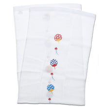Load image into Gallery viewer, Imabari Towel Face Towel Hagoromo Gauze Breeze Blue 33 x 95 cm