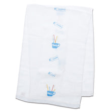 Load image into Gallery viewer, Imabari Towel Face Towel Hagoromo Gauze Toothbrush Blue 33 x 95 cm