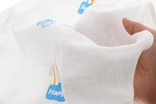 Load image into Gallery viewer, Imabari Towel Face Towel Hagoromo Gauze Toothbrush Blue 33 x 95 cm