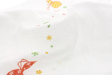 Load image into Gallery viewer, Imabari Towel Face Towel Hagoromo Gauze Flower Gourd Blue 33?~ 95 cm