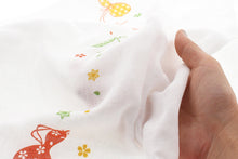 Load image into Gallery viewer, Imabari Towel Face Towel Hagoromo Gauze Flower Gourd Blue 33?~ 95 cm