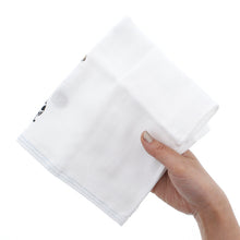 Load image into Gallery viewer, Imabari Towel Handkerchief Hagoromo Gauze Wet Hand Towel Nyanko Blue 33 x 38 cm