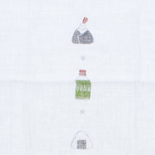 Load image into Gallery viewer, Imabari Towel Handkerchief Hagoromo Gauze Wet Hand Towel Riceball Blue 33 x 38 cm