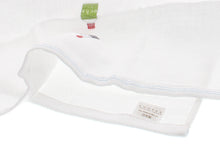 Load image into Gallery viewer, Imabari Towel Handkerchief Hagoromo Gauze Wet Hand Towel Riceball Blue 33 x 38 cm